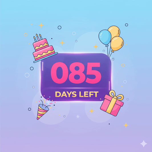 Countdown to Your Birthday: How Many Days Left? - Buttermint Cream Co.