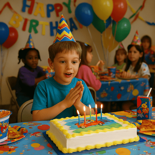 The Dream Kid's Birthday Party in 1995: A Totally Awesome Throwback - Buttermint Cream Co.