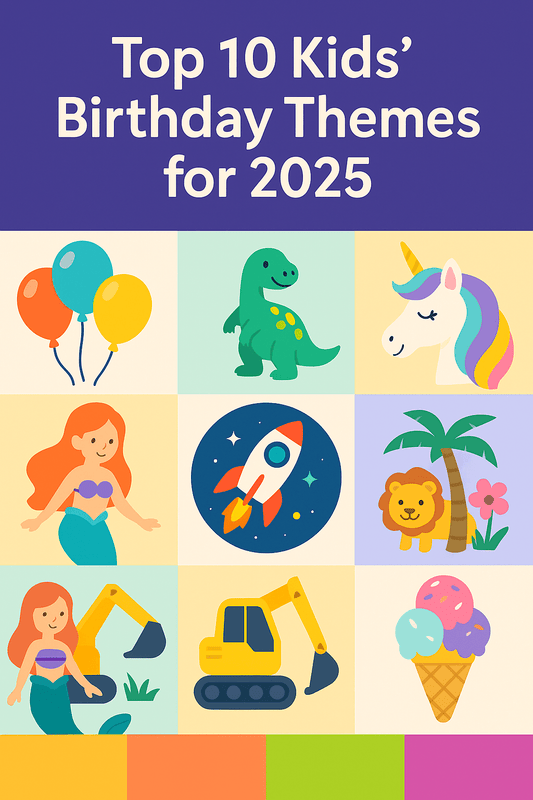 10 Birthday Party Themes That Kids Are Obsessed With This Year - Buttermint Cream Co.