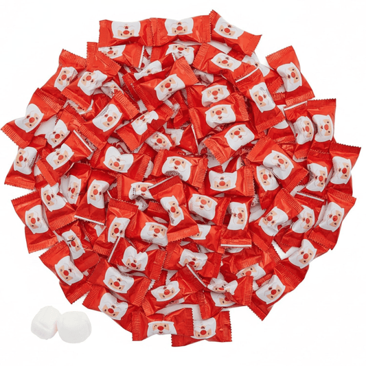 216ct Bulk Santa - Candy Mints Wrapped Christmas Buttermints - Buttermint Cream Co.