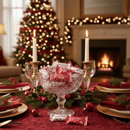 216ct Bulk Snowflakes - Candy Mints Wrapped Christmas Buttermints - Buttermint Cream Co.