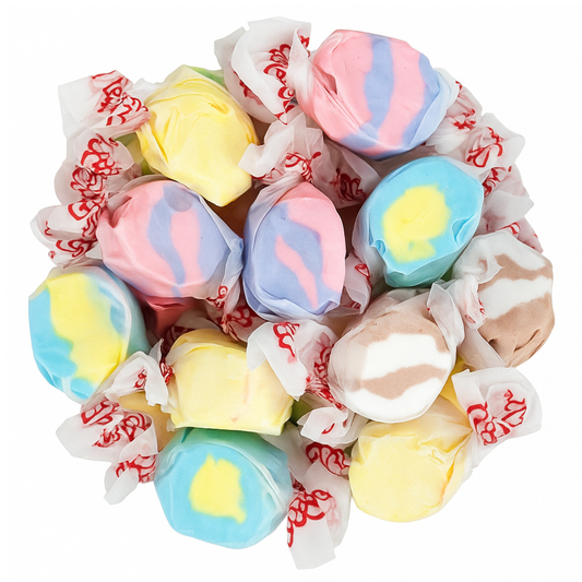 Taffy Town Assorted Tropical Salt Water Taffy – Handcrafted Gourmet Candy Mix