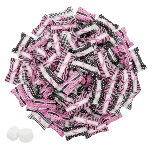 Breast Cancer Awareness Pink Buttermints – 216 - Count Bulk Individually Wrapped Candy for Events, Gifts, Fundraisers & Party Décor - Buttermint Cream Co.