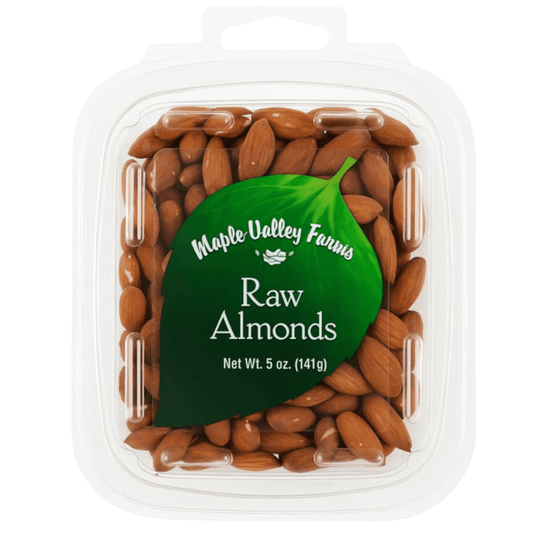 Maple Valley Farms Raw Almonds 5 OZ Tub - Buttermint Cream Co.