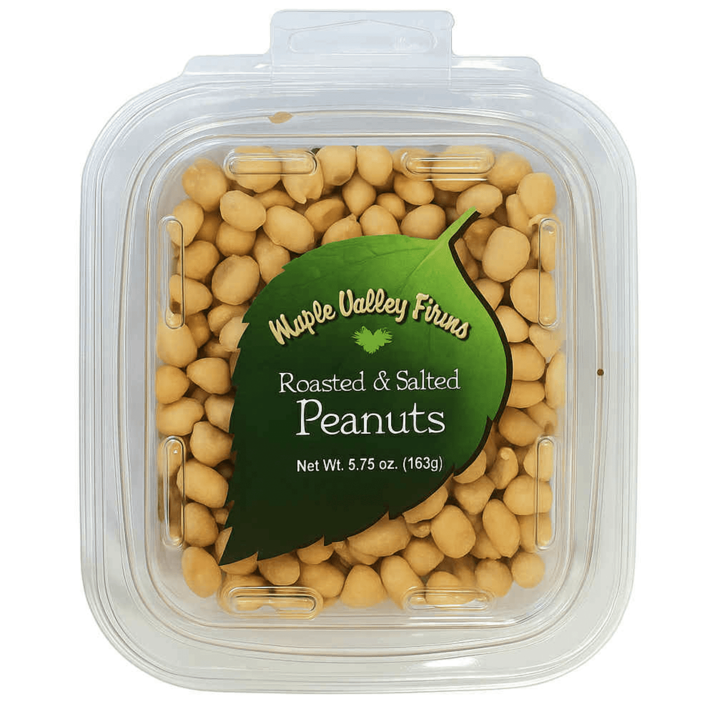 Maple Valley Farms Roasted And Salted Peanuts 5.75 OZ Peg Tub - Buttermint Cream Co.