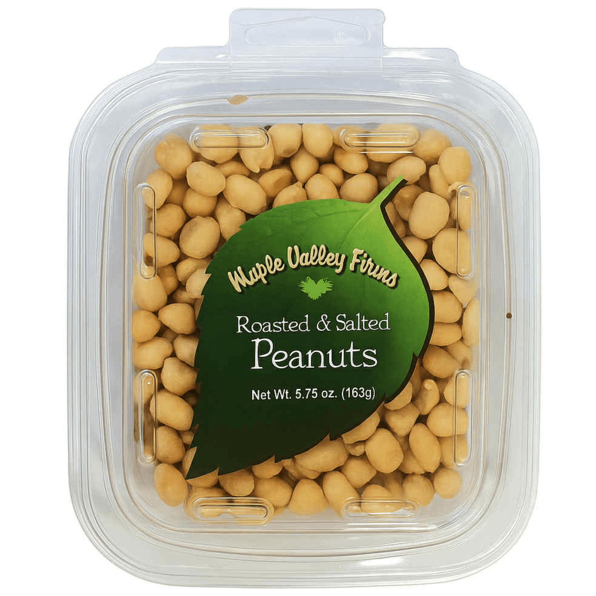 Maple Valley Farms Roasted And Salted Peanuts 5.75 OZ Peg Tub - Buttermint Cream Co.