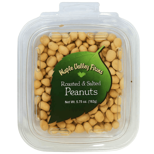 Maple Valley Farms Roasted And Salted Peanuts 5.75 OZ Peg Tub - Buttermint Cream Co.