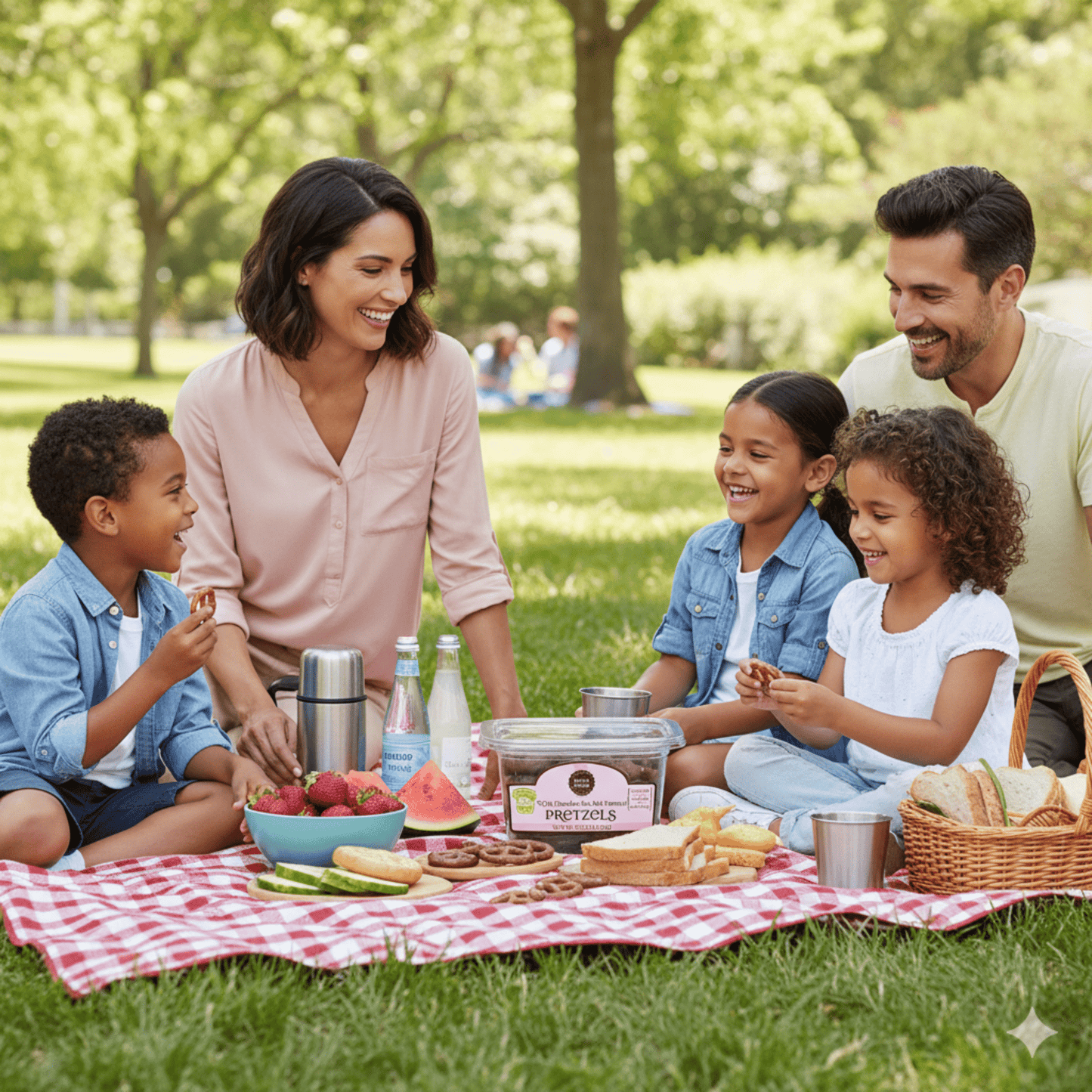 Nancy Adams Milk Chocolate Caramel Pretzels 7.75 OZ Tub - Buttermint Cream Co.