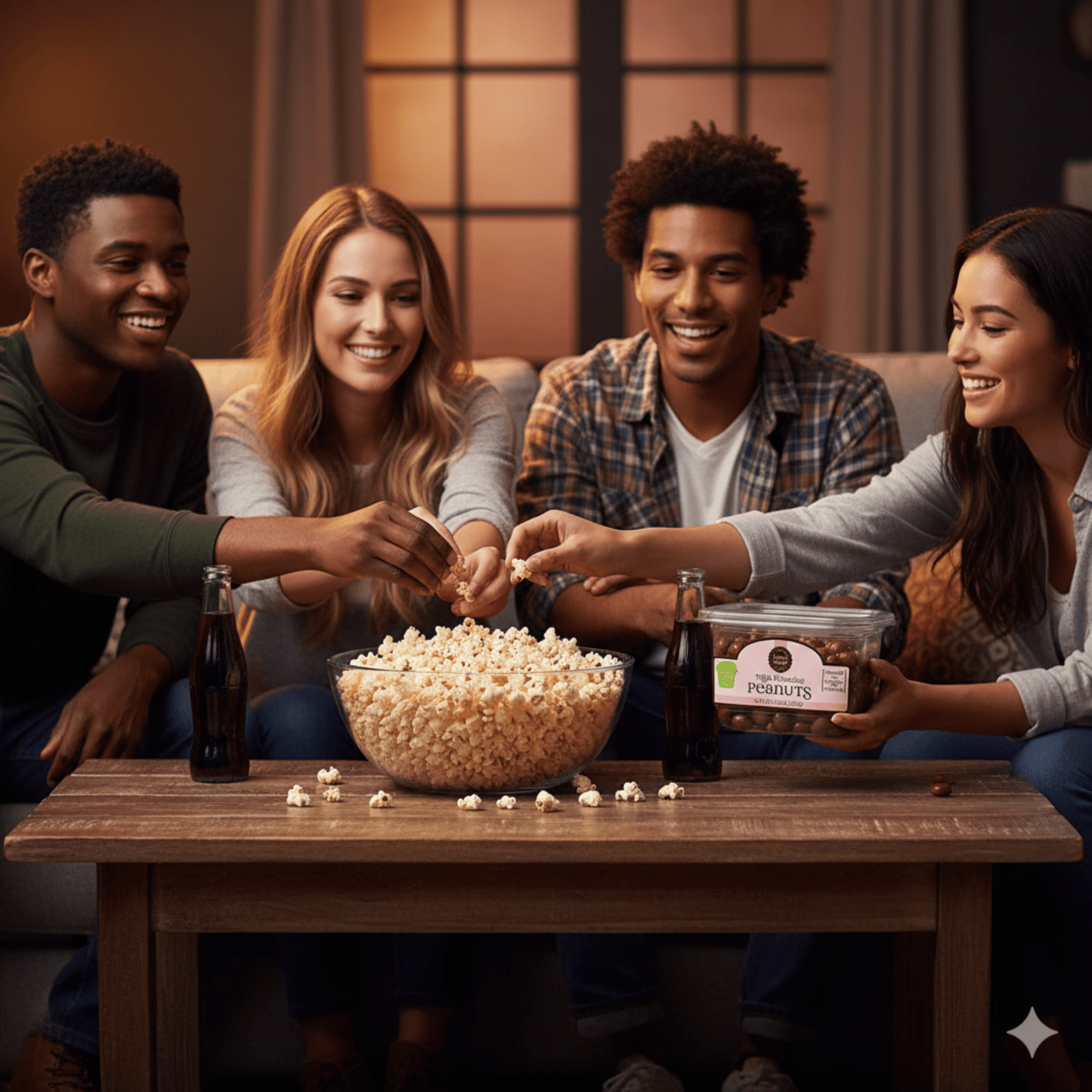 Nancy Adams Tub Milk Chocolate Peanuts 10 OZ Tub - Buttermint Cream Co.