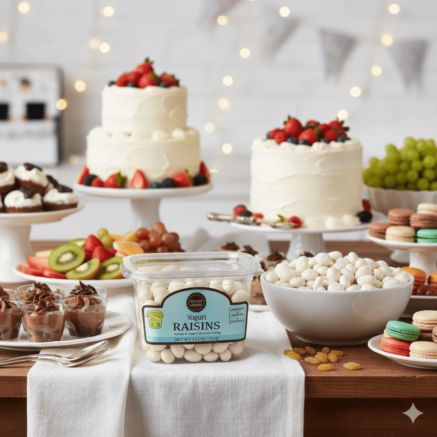 Nancy Adams Yogurt Raisins 11.5 OZ Tub - Buttermint Cream Co.