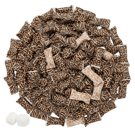 Safari Butter Mints Bulk 216ct – Individually Wrapped Soft Butter Mints | Jungle Party Favors, Safari Baby Shower Candy, Wedding, and After Dinner - Buttermint Cream Co.