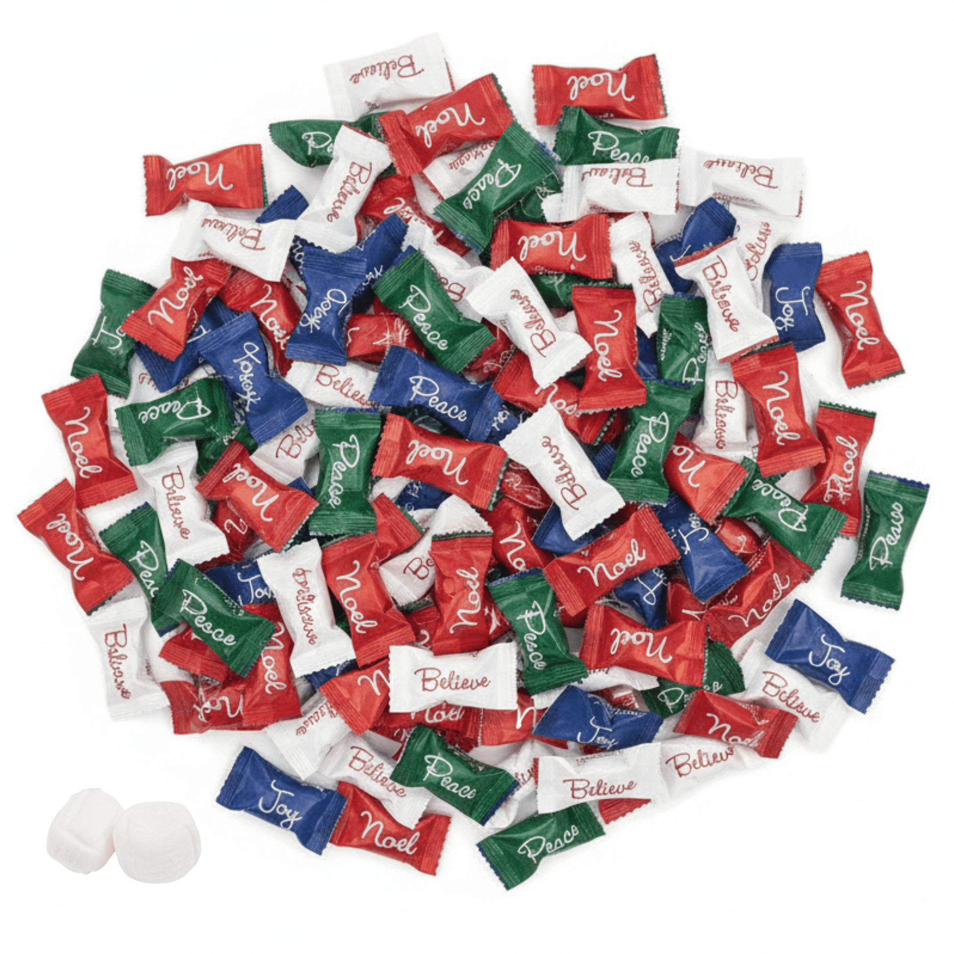 Scripture Candy™ Individually Wrapped Scripture Mints – Bulk 216ct Buttermints (2 - Pack) | Christian Christmas Candy, Religious Party Favors - Buttermint Cream Co.