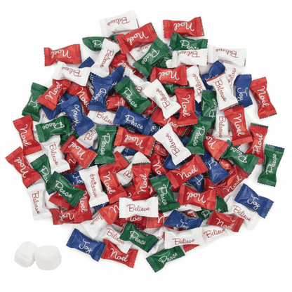 Scripture Candy™ Individually Wrapped Scripture Mints – Bulk 216ct Buttermints (2 - Pack) | Christian Christmas Candy, Religious Party Favors - Buttermint Cream Co.