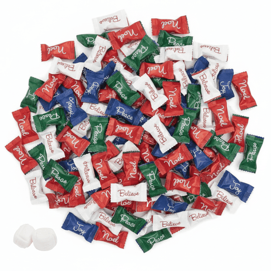 Scripture Candy™ Individually Wrapped Scripture Mints – Bulk 216ct Buttermints (2 - Pack) | Christian Christmas Candy, Religious Party Favors - Buttermint Cream Co.