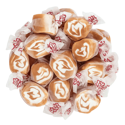 Taffy Town Caramel Swirl Salt Water Taffy – Buttery Nostalgic Candy - Buttermint Cream Co.
