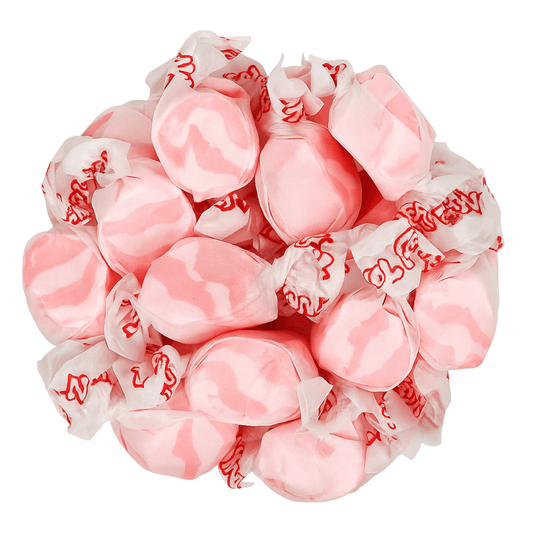 Taffy Town Cranberry Raspberry Salt Water Taffy – Fruity Bulk Candy - Buttermint Cream Co.